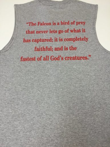 North Catholic Falcon Bird of Prey Muscle T-Shirt