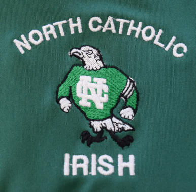 North catholic Irish kelly track jacket