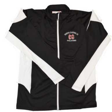 North catholic Falcons track jacket blk lc