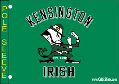 kENSINGTON IRISH BEACH FLAG