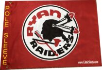 Ryan Raiders beach flag